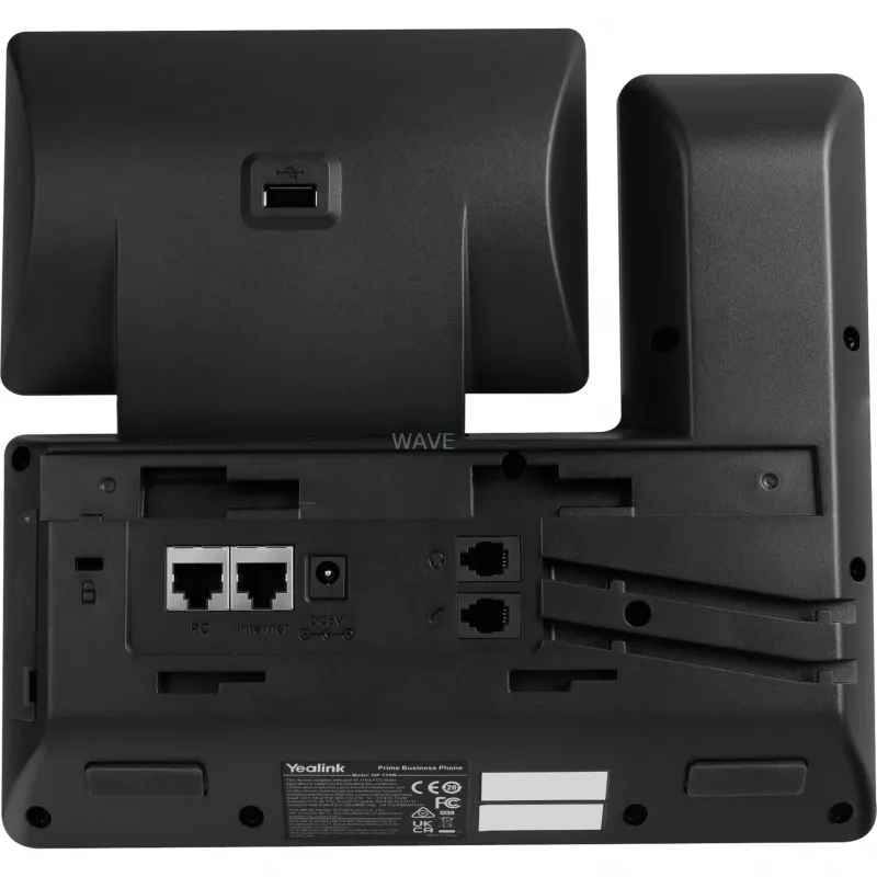 Telefone IP Yealink SIP-T54W Preto 10 linhas LCD Wi-Fi