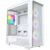 Caixa de PC Montech X5 Midi Tower branco ATX 3 ventoinhas de 140mm
