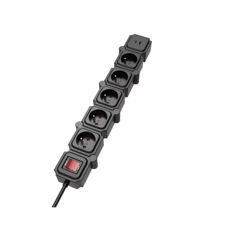 Régua de tomadas TB Energy Power Strip 1,5 m — cabo de 1,5 m, várias tomadas