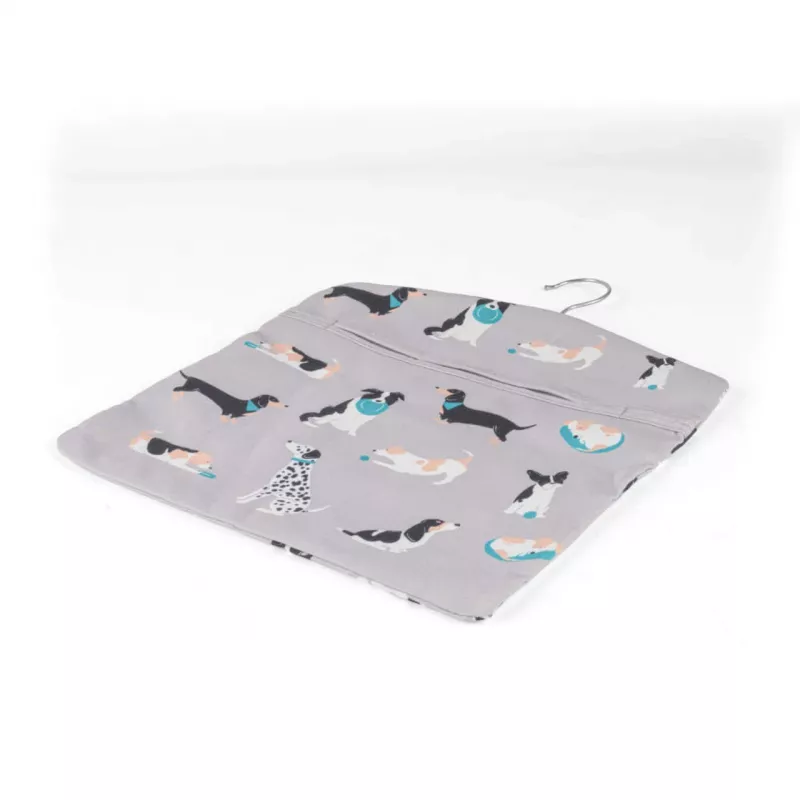 Saco para molas de roupa Beldray LA032005DFEU7 com motivo de cão, armazenamento em tecido para parede