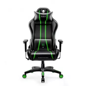 Cadeira gaming Diablo X-One 2.0 Normal Size preto, verde