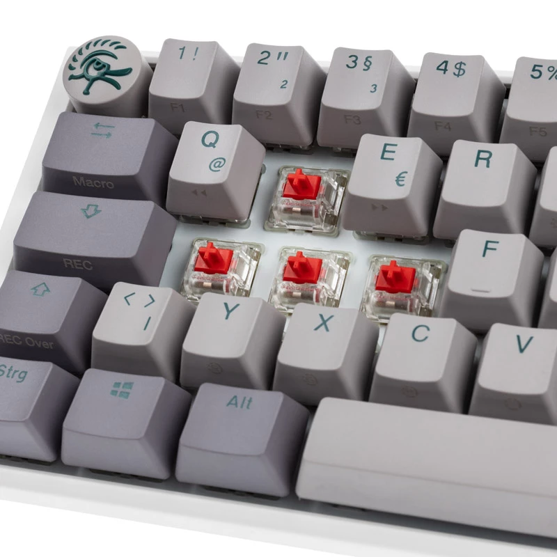 Teclado Ducky One 3 SF, gaming, USB, QWERTZ, alemão, cinzento