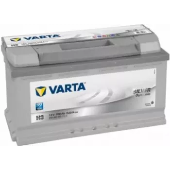 Bateria de automóvel Varta Silver Dynamic H3 — 12V 100Ah, bateria de arranque para veículos ligeiros de passageiros
