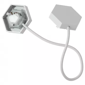 Conector de iluminação Nanoleaf Flex — branco, cabo de 0,24 m, pack de 3