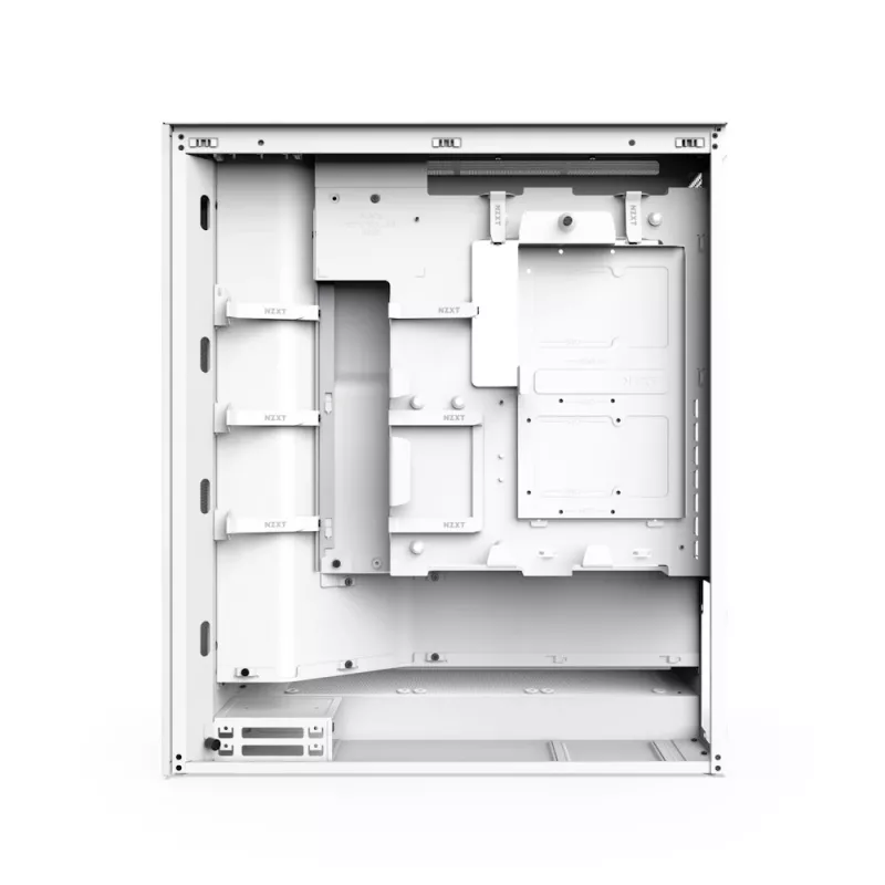 Caixa Midi Tower NZXT H7 Flow branca