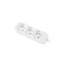 LANBERG PS0-03E-0300-W 3M Branco 3X 230V Extensão elétrica em cobre maciço