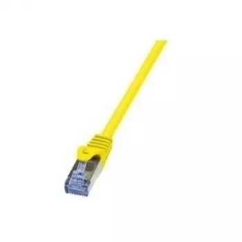 Cabo de rede LogiLink 1,5 m Cat.6A RJ-45 S/FTP amarelo