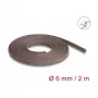Manga para cabos DeLOCK 20897 castanho poliéster 6mm