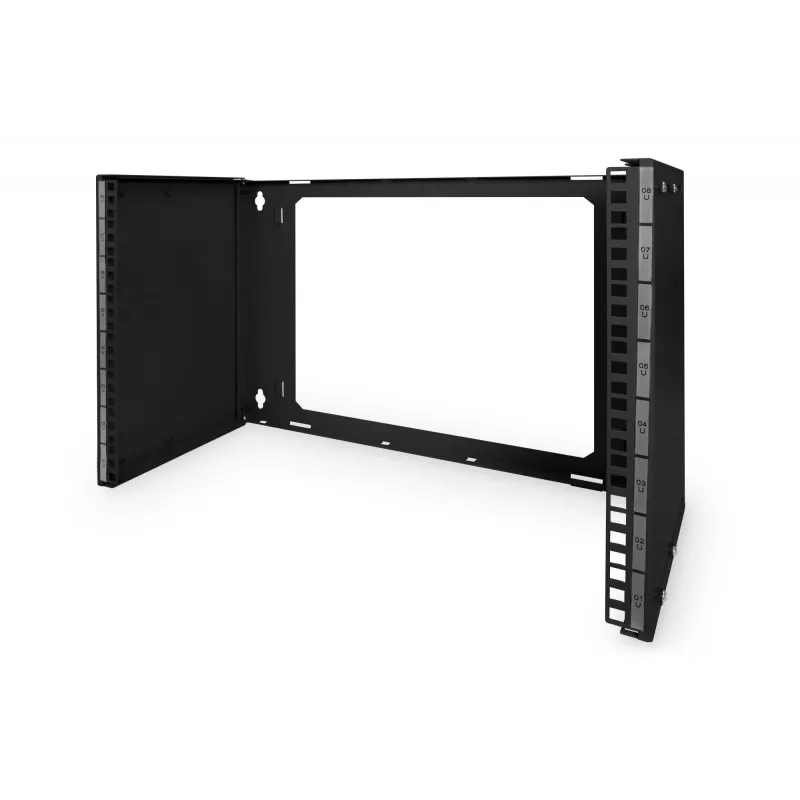 Digitus DN-19 PB-4U-SW - Armário de parede - preto, RAL 9005 - 8U - 48,3 cm (19 polegadas) (DN-19 PB-8U-SW)