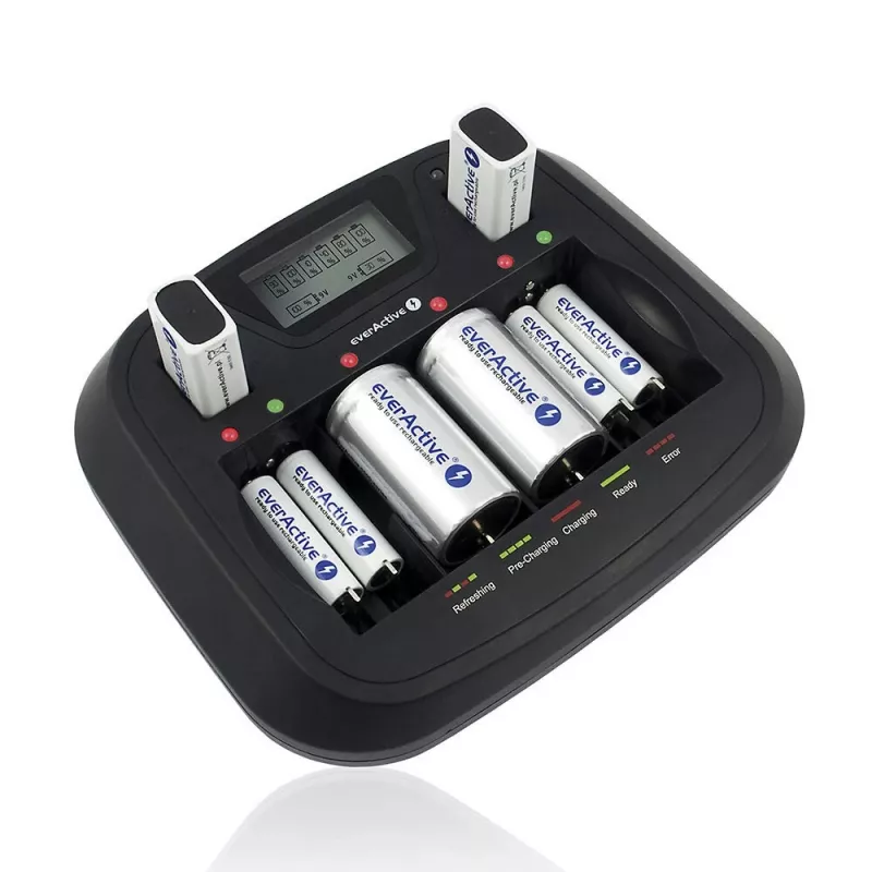 everActive NC-900U carregador de pilhas universal