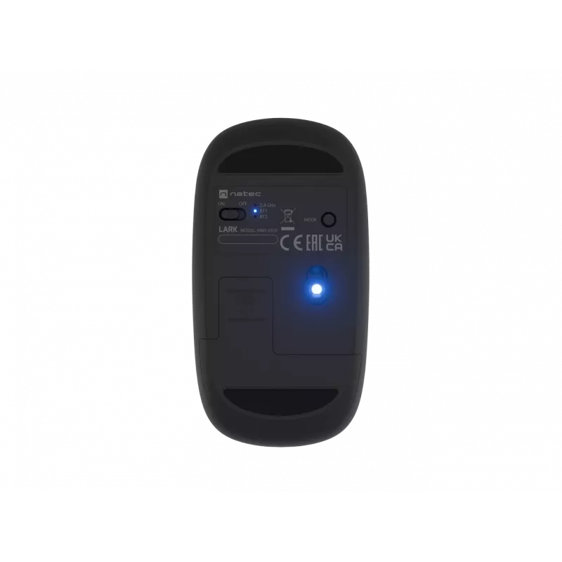 Rato Natec | Lark | Sem fios | 2,4 GHz, Bluetooth | Antracite