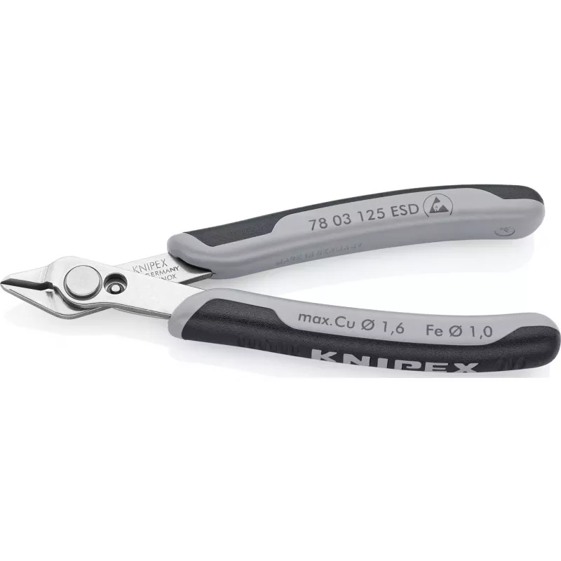 Alicate de corte diagonal Knipex 78 03 125 ESD