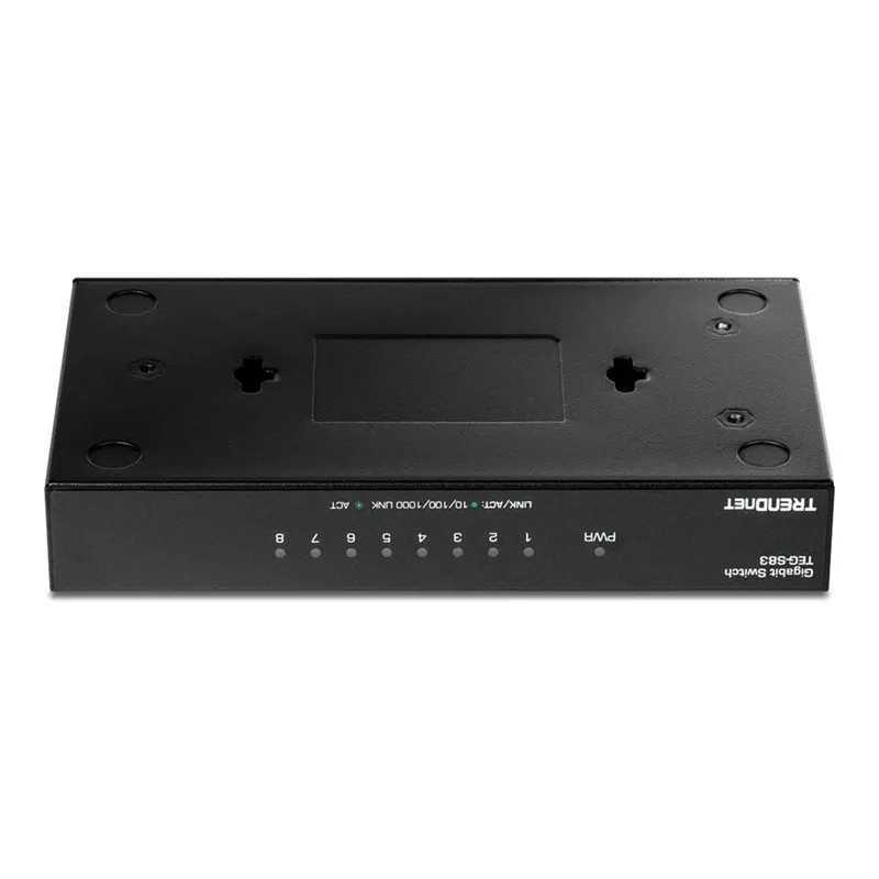 Switch TRENDNET 8 portas Gigabit com caixa de metal