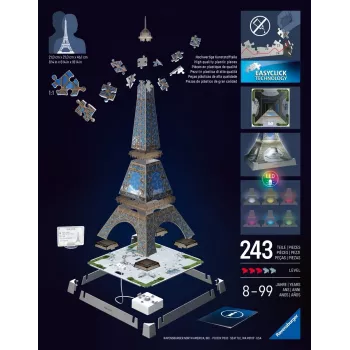 Puzzle 3D Torre Eiffel