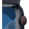 APPLE Watch Series 9 GPS + Cellular 45 mm Caixa de alumínio meia-noite com bracelete desportiva meia-noite – M/L (MRMD3QF/A)