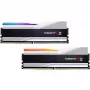 DIMM 64 GB DDR5-6400 (2x 32 GB) Dual-Kit, memória RAM prateada/preta, F5-6400J3239G32GX2-TZ5RS, Trident Z5 RGB, INTEL XMP