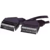 Cabo Scart para Scart ShiverPeaks 96031 — ligação AV analógica, ficha Scart para ficha Scart