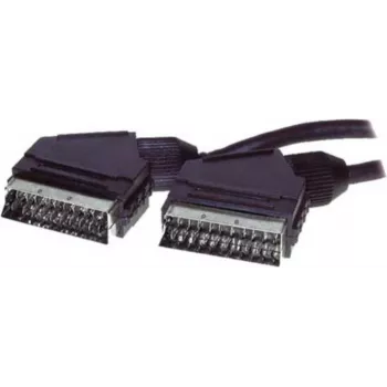 Cabo Scart para Scart ShiverPeaks 96031 — ligação AV analógica, ficha Scart para ficha Scart