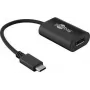 Adaptador de interface de cabo Goobay 38530 USB-C DisplayPort preto (38530)