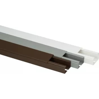 Heidemann 09964 Calha para cabos (C x L x A) 2000 x 25 x 40 mm 1 unid. castanho (09964)