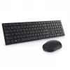 Conjunto de teclado e rato sem fios Dell KM5221W preto com pilhas incluídas