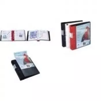 Dossier de apresentação WEDO Ergogrip 58 18002, A4, 56 mm, preto/vermelho