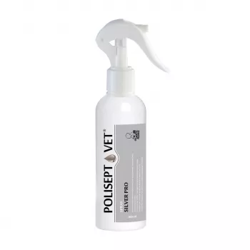 Spray antisséptico JM Sante Polisept Vet Silver Pro 200 ml — spray veterinário para feridas e pele de animais