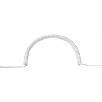 Cabo Espiral BACHMANN 0,4m-1,6m branco 0,2m reto, H05VV-F 3G1,5mm², parcialmente descarnado AEH (BM0010713)