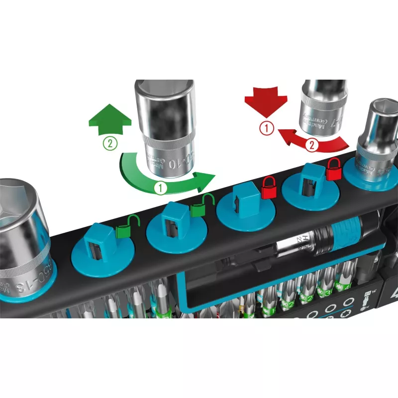 Hazet Conjunto de pontas 2300SH-1 — conjunto de 39 peças com pontas fenda, Phillips, Pozidriv, sextavadas e Torx