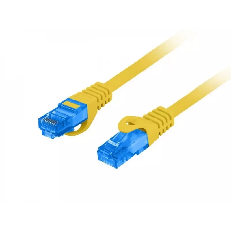 PATCHCORD LANBERG S/FTP CAT.6A 3M AMARELO LSZH