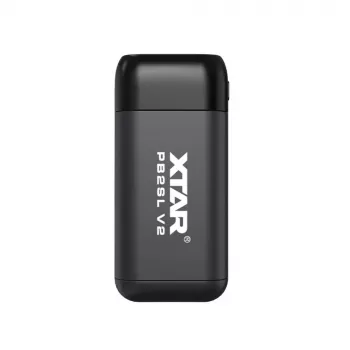 Carregador / powerbank para baterias Li-Ion 18650 / 20700 / 21700 Xtar PB2SL V2 preto