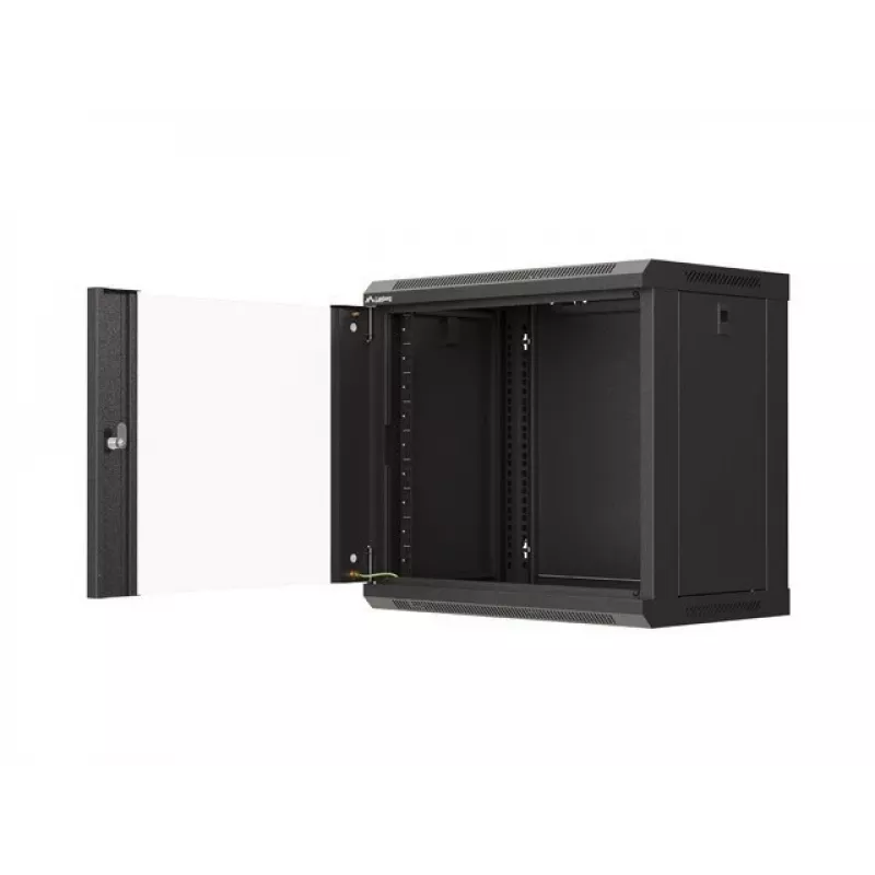 Rack de parede LANBERG WF03-5309-10B, 9U, 500×350×540 mm, carga máx. 60 kg, preto