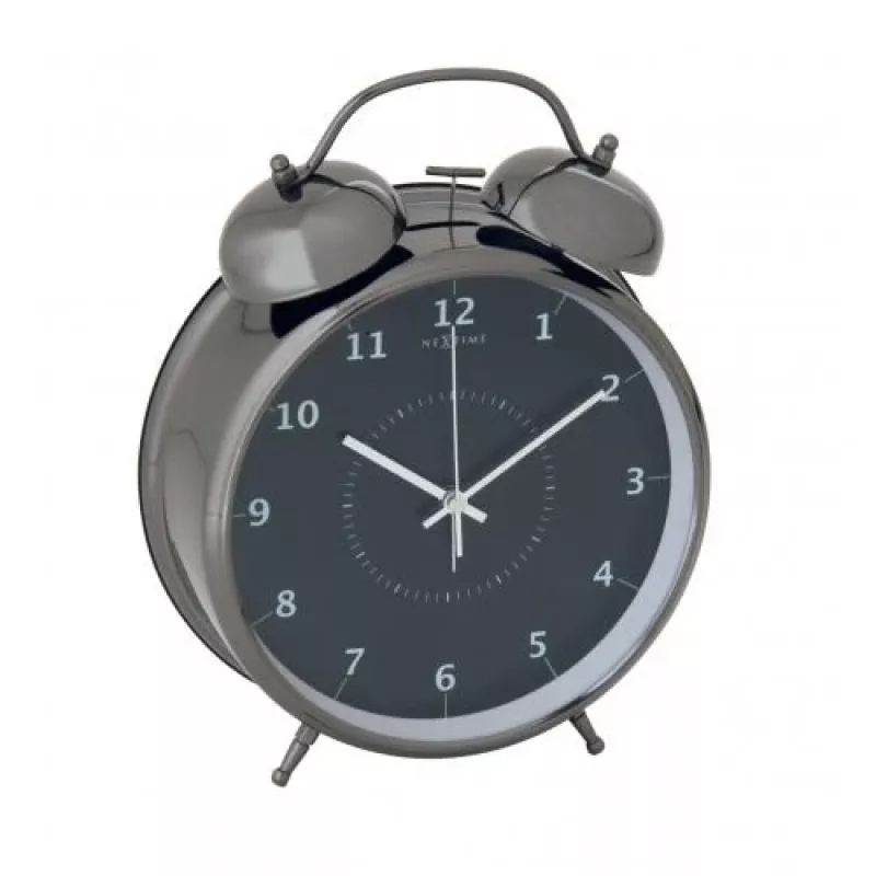 Relógio NeXtime 5113zw Wake Up Alarm, 23x30, Preto/Turquesa