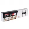 Suporte de TV MACLEAN BRACKETS MC-862 Original Extra Estável Ajustável Montagem Simples 26-55 40kg Universal Preto max Vesa 400x400