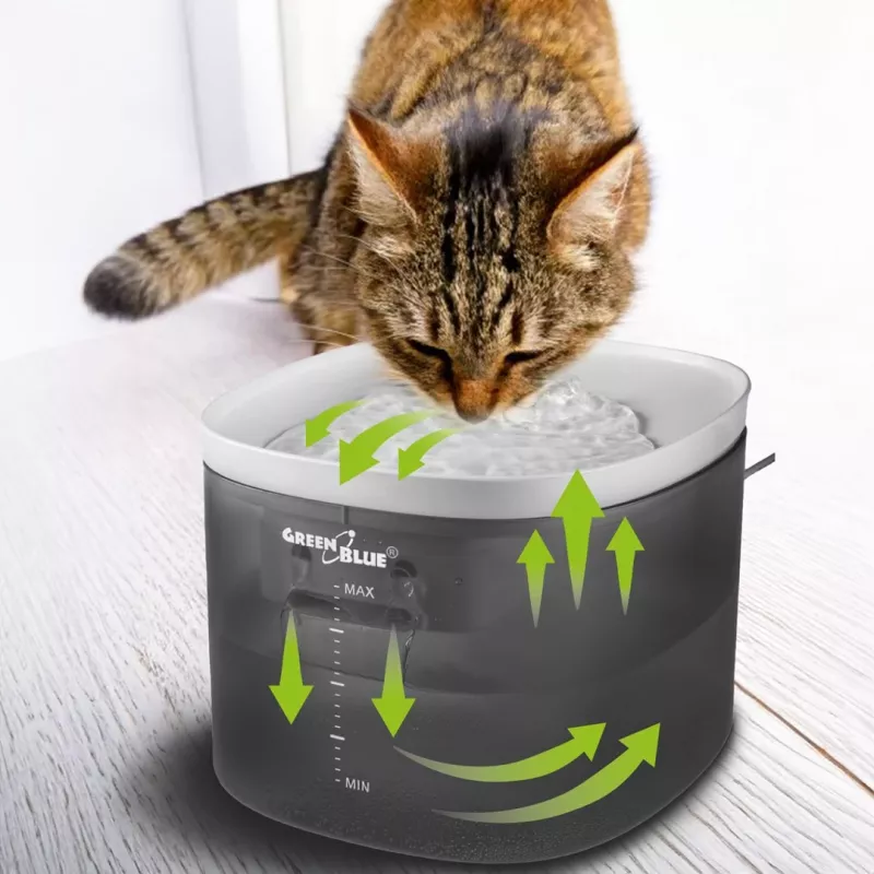 Bebedouro automático GreenBlue GB392, capacidade 2 l, sem BPA