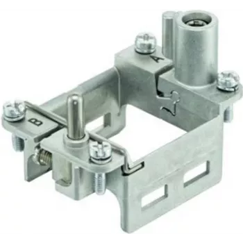 Moldura de montagem Harting 09140060361 — 1 unid., moldura de montagem metálica para conectores retangulares