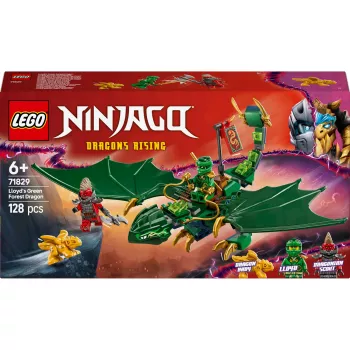 Brinquedo de construção LEGO NINJAGO 71829 Dragão da Floresta Verde do Lloyd, 128 peças, 2 minifiguras, a partir de 6 anos