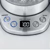 Chaleira elétrica SEVERIN 1 L 2200 W vidro e aço inoxidável, 5 definições de temperatura, indicador LED