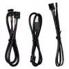 Hub USB e PWM Lian Li EDGE HUB EG-HUB01B — 4× USB, 6× ligações PWM para ventoinhas