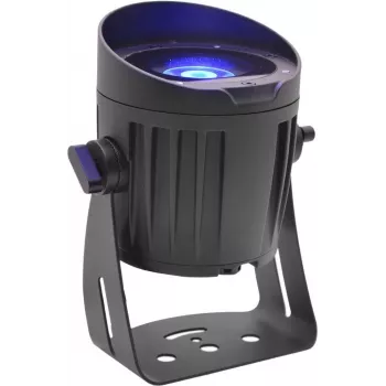 Foco LED exterior EUROLITE 15W RGBW QuickDMX com estaca de terra