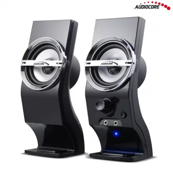 Audiocore AC805 altifalantes estéreo 2.0 PC 6W preto