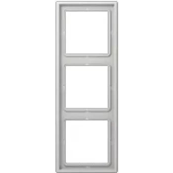 JUNG LS 983 LG - cinzento - duroplástico - sem parafusos - JUNG - 81 mm - 223 mm