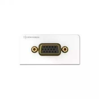 Kindermann 7456000501 tomada VGA branca (7456000501)