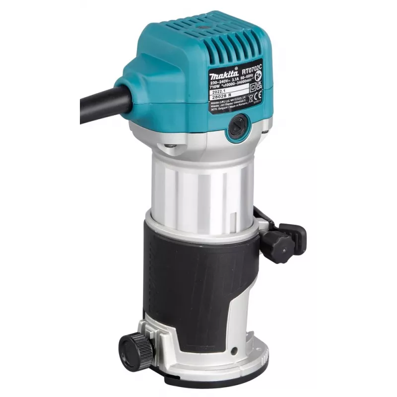 Máquina de fresar e aparar elétrica 710W Makita RT0702C