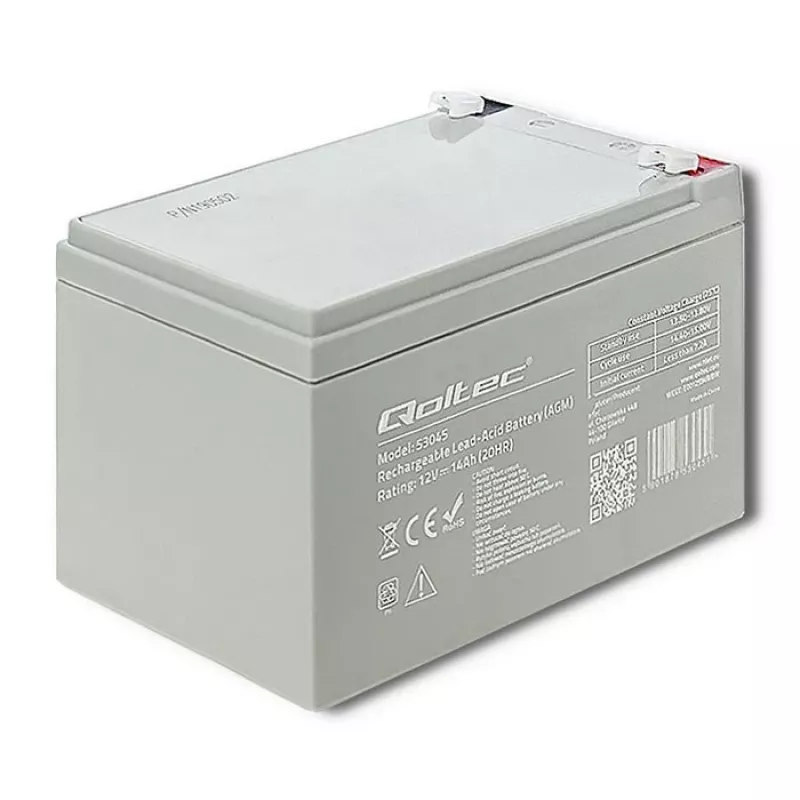 Qoltec 53045 Bateria AGM 12V 14Ah