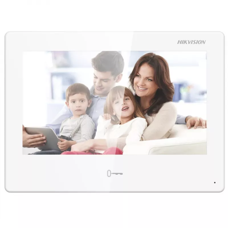 Estação principal Hikvision DS-KH9310-WTE1(B) branca 12V Wi-Fi
