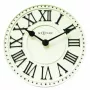 Relógio de parede NeXtime 5187wi London Table, Ø16 cm, branco/preto+B32