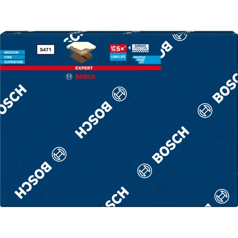 Esponja de lixa Bosch S471 superfina 1 unidade