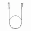 Cabo USB-C-USB-C PowerStream 100W entrançado 1,2m branco