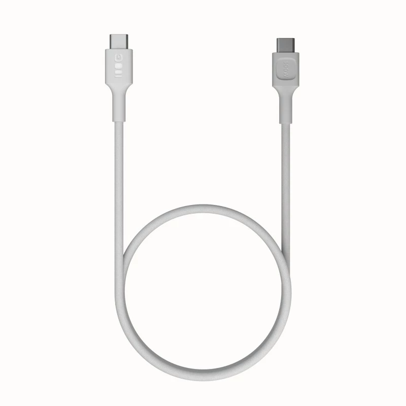 Cabo USB-C-USB-C PowerStream 100W entrançado 1,2m branco